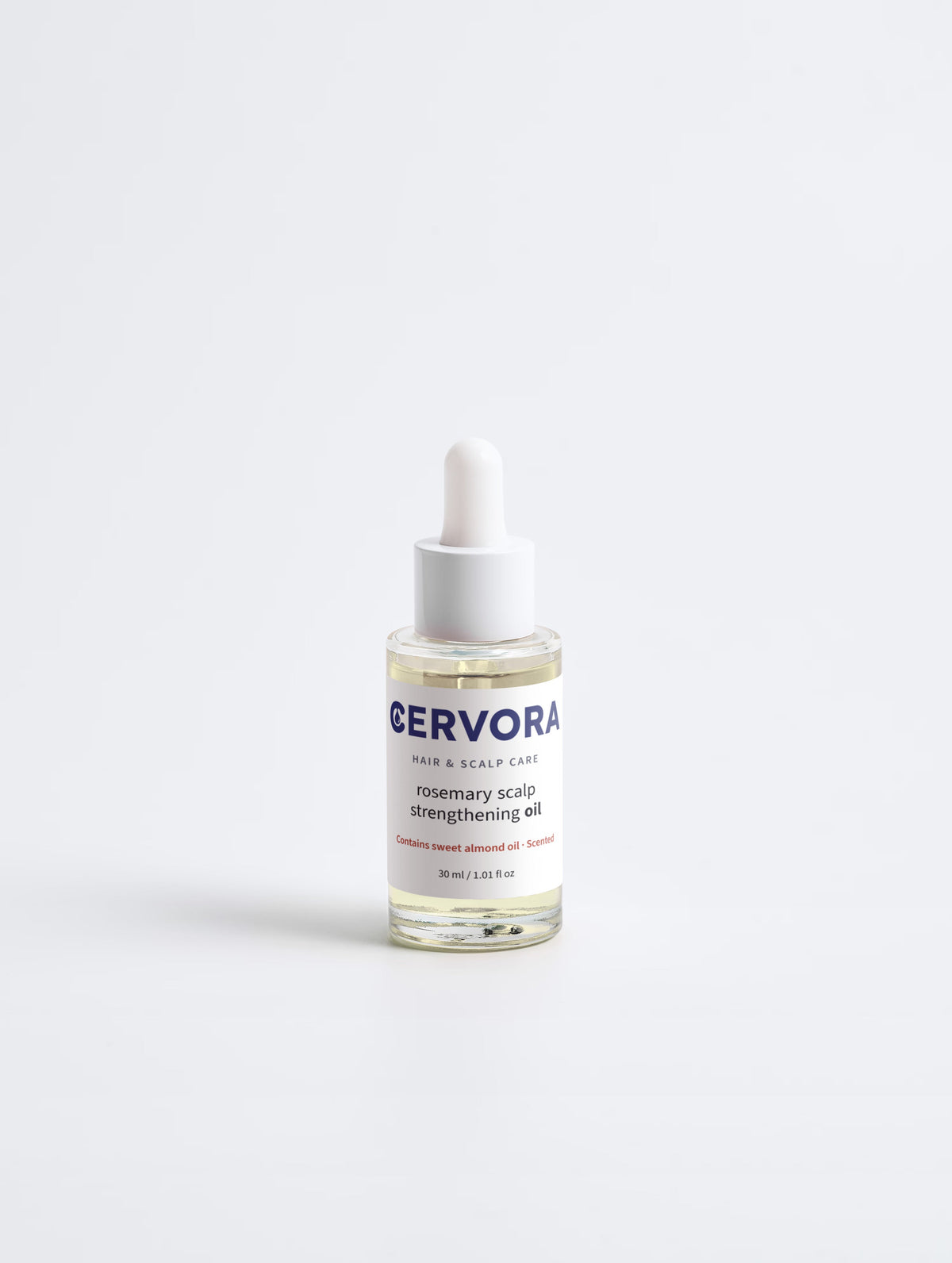 Cervora Rosemary Scalp Strengthening Oil, 30 ml dropper bottle