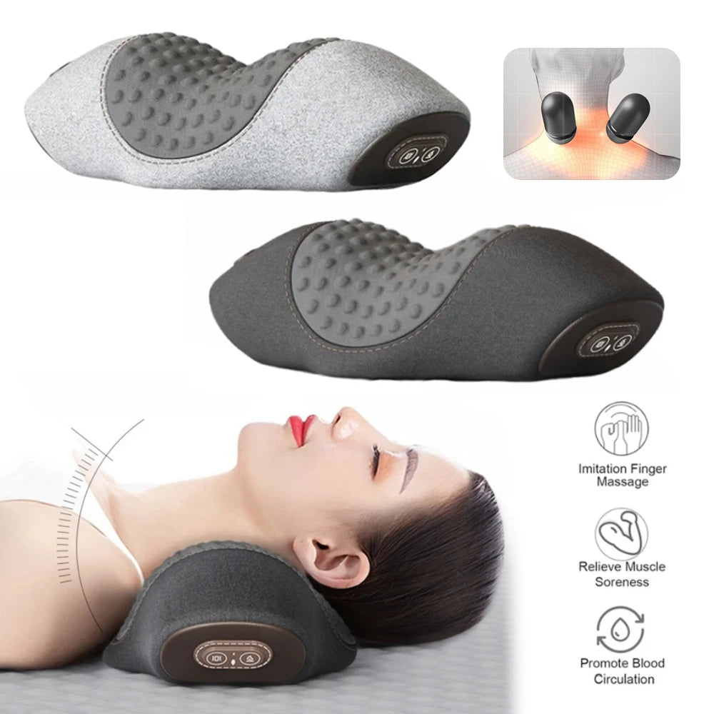 Almohada Cervical con Calor y Vibración - Relajación Cervical Cervora Pro