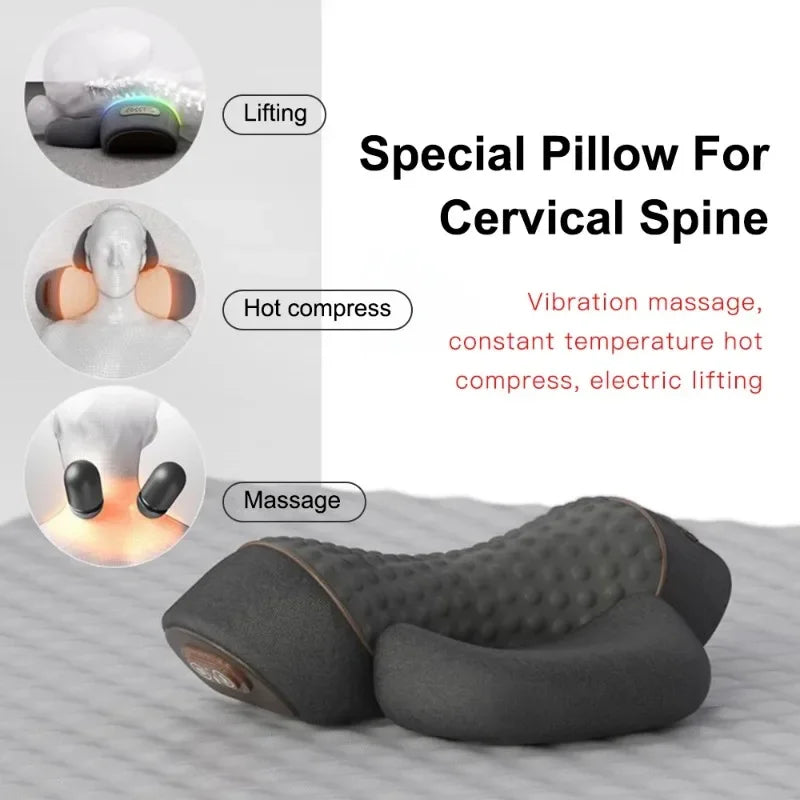 Almohada Cervical con Calor y Vibración - Relajación Cervical Cervora Pro
