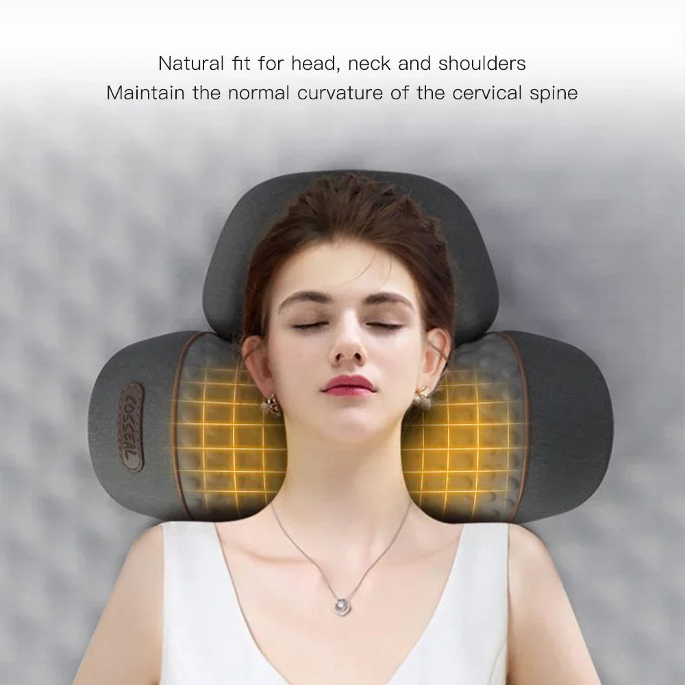 Almohada Cervical con Calor y Vibración - Relajación Cervical Cervora Pro
