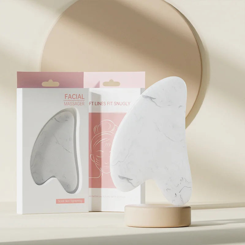Kit de Masaje Facial Cervora Pro - Rodillo y Gua Sha