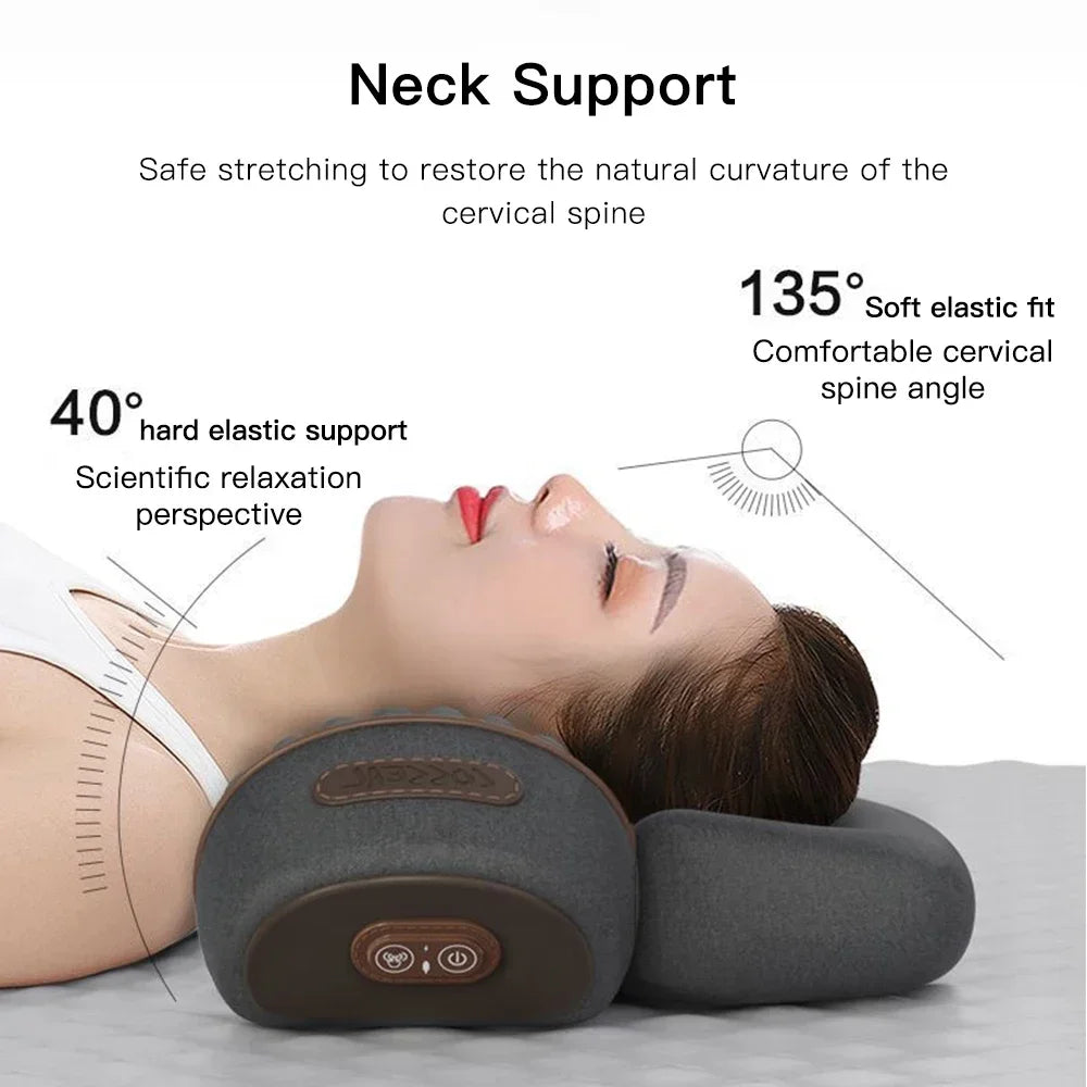 Almohada Cervical con Calor y Vibración - Relajación Cervical Cervora Pro