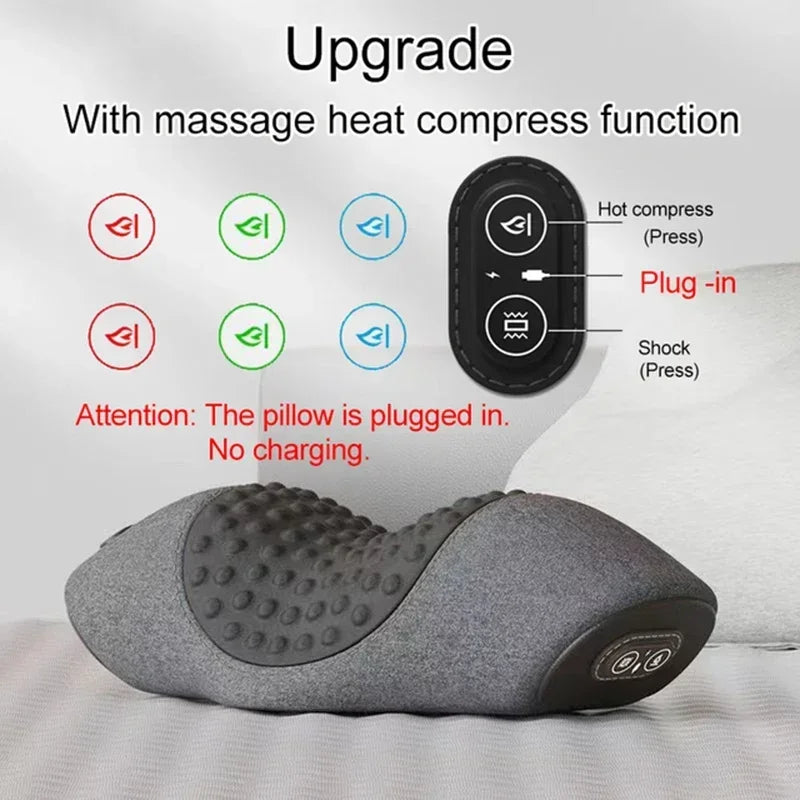 Almohada Cervical con Calor y Vibración - Relajación Cervical Cervora Pro
