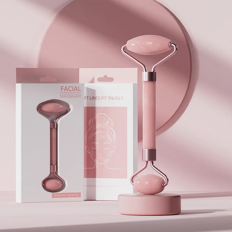 Kit de Masaje Facial Cervora Pro - Rodillo y Gua Sha