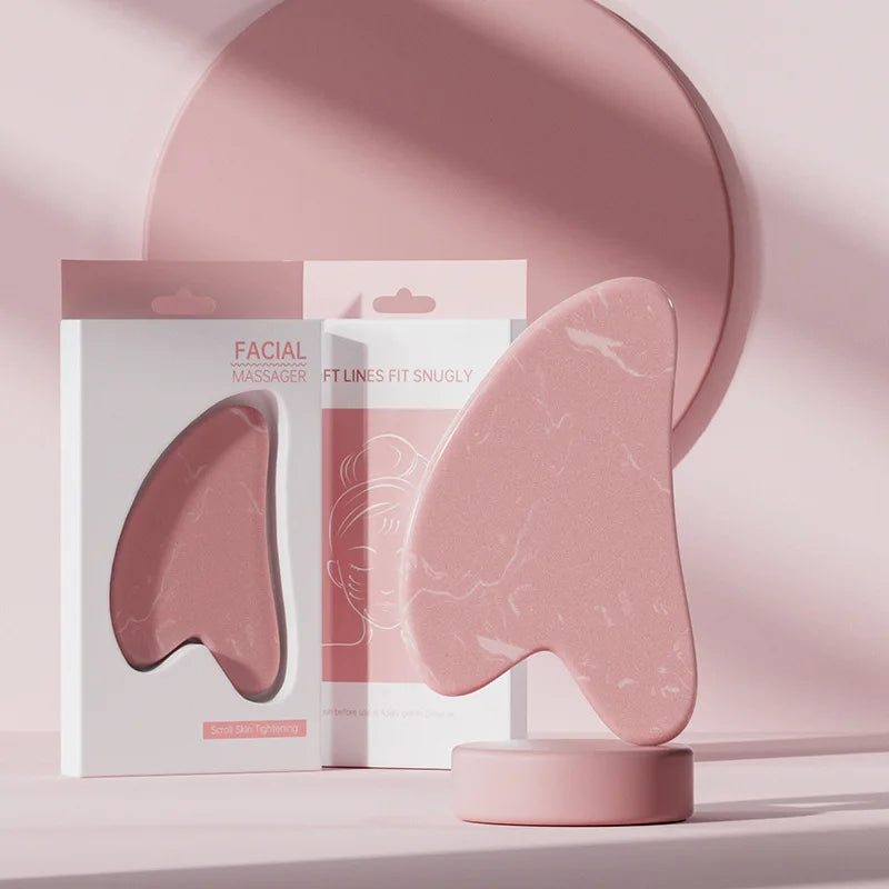 Kit de Masaje Facial Cervora Pro - Rodillo y Gua Sha
