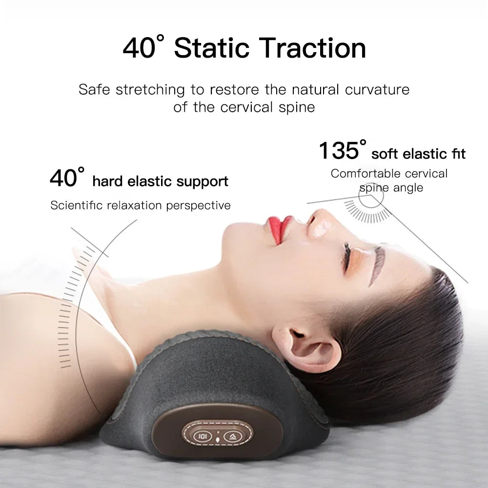 Almohada Cervical con Calor y Vibración - Relajación Cervical Cervora Pro