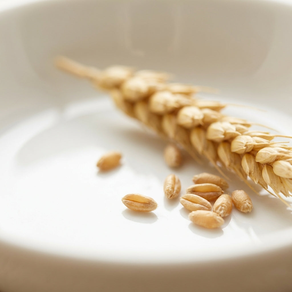 Macro close-up of hydrolysed wheat protein